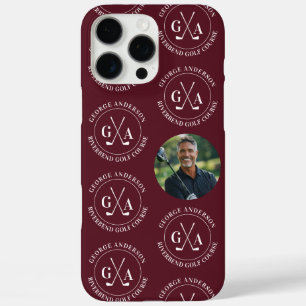 iPhone 16 Pro Max Funda personalizada para cabeza de palo de golf co