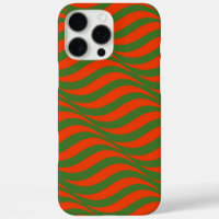 Olas rojas y verdes Samsung Galaxy S9 Funda