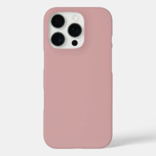 iPhone 16 Pro Rosa polvoriento moderno de color rosa claro Funda