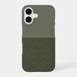 iPhone 16 Purpurina personalizado y Funda Matte Moss para iP