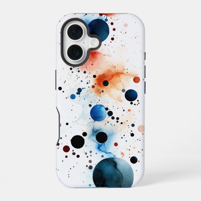 iPhone 16 "Salpicadura Celestial" – Funda para Teléfono de A (Reverso )