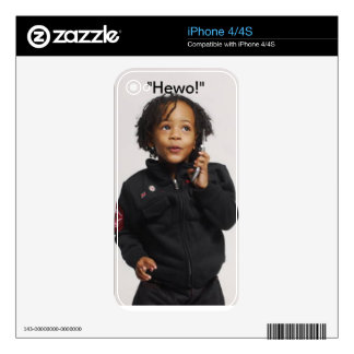 iPhone 4 Skin Lenguaje infantil