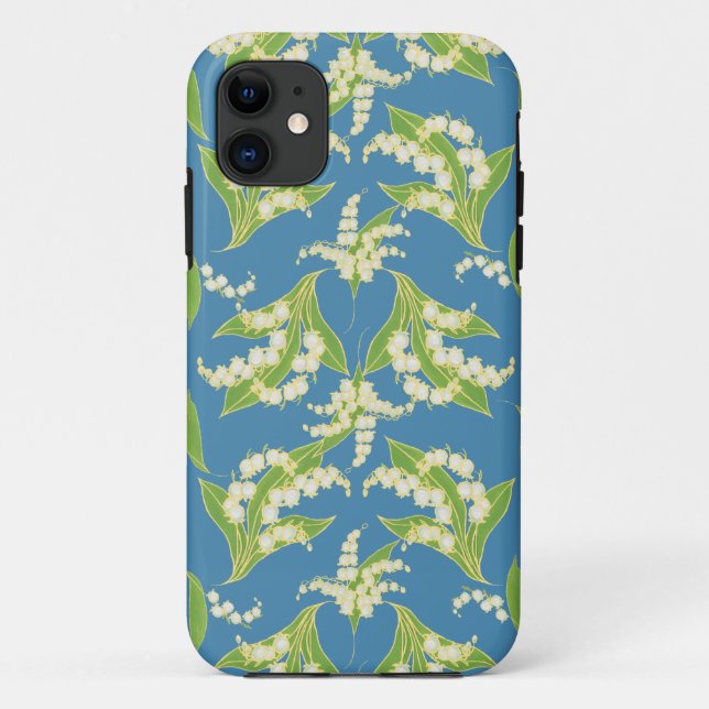 iPhone 5/5s Xtreme Funda Lilies of the Valley, Azu (Reverso)
