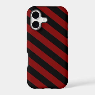 iPhone 5 Rayas Granate y Negro