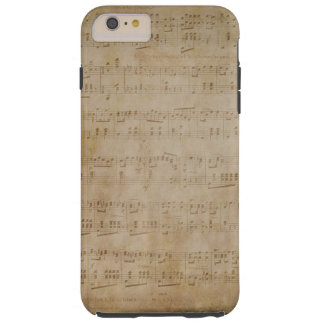 iPhone 6 Plus - Funda - Papel musical antiguo