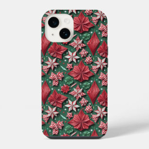 iPhone 14 Adornos de origami de Navidad 12 - Funda para Ipho