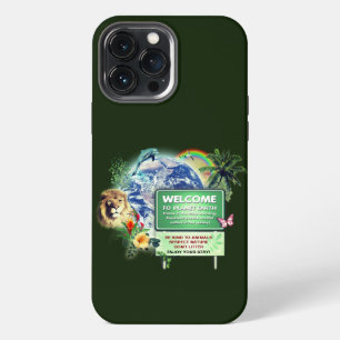 iPhone 13 Pro Max Bienvenido a la Funda para Teléfono Planeta Tierra