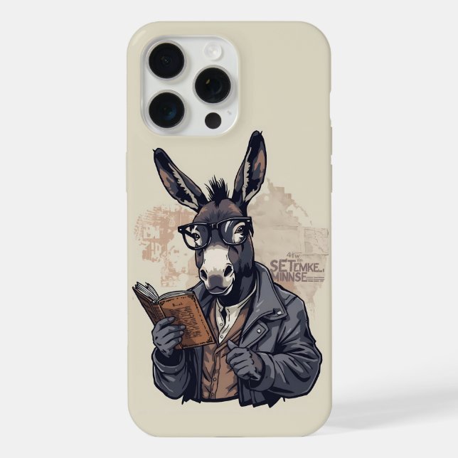 iPhone Burro Sabio — Funda para Teléfono (Reverso )