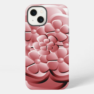 Chrome Flowers - Funda Rubescent Case-Mate para iP