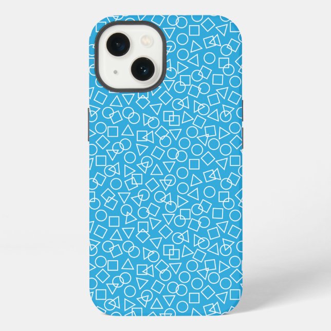 iPhone Círculo Triángulo Cuadrado Case-Mate Funda para iP (Reverso )