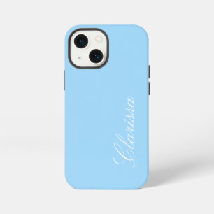 iPhone 13 Mini Clarissa - Azul Vintage, personalízalo, funda para