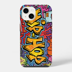 iPhone 14 Cool Hip Hop Graffiti Funda Case-Mate para iPhon