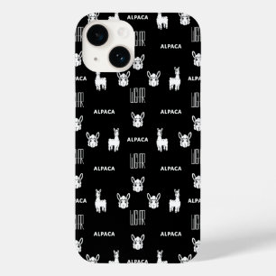 iPhone de Alpaca Blanco y Negro 14 Fundas de Wigha