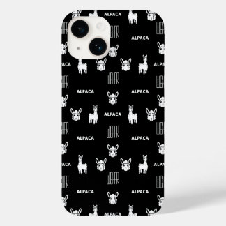 iPhone de Alpaca Blanco y Negro 14 Fundas de Wigha