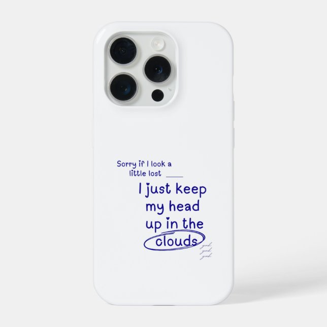 iPhone Disculpa si parezco un poco perdida Funda para Tel (Reverso )