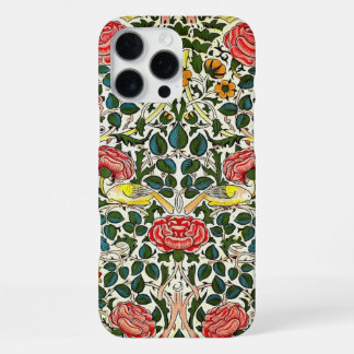 iPhone 16 Pro Max Elegancia Floral y Aviar Vintage – Funda para iPho