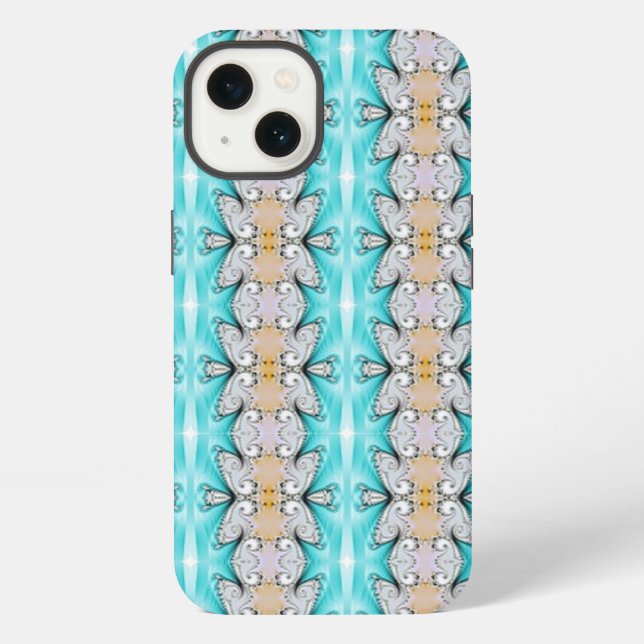 iPhone Fancy Floral Funda para Ipad casi transparente (Reverso )