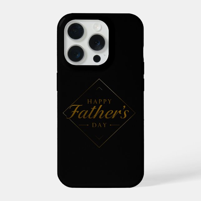 iPhone Feliciz Día del Padre elegante funda para teléfono (Reverso )