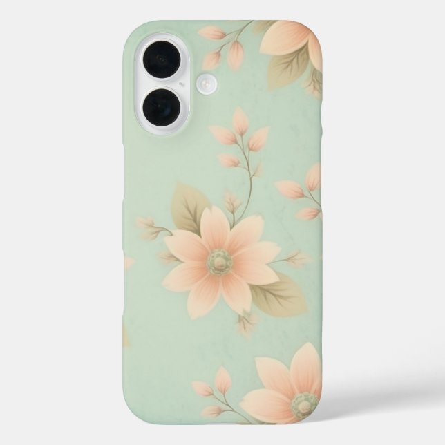Iphone floral 16 funda mate (Reverso )