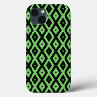 Funda Case-Mate para iPh de color verde lima y pat