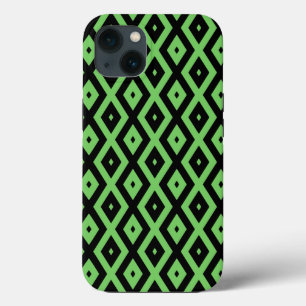iPhone 13 Funda Case-Mate para iPh de color verde lima y pat
