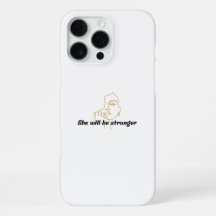Funda de teléfono motivacional para mujeres