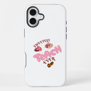 iPhone 16 Plus Funda de teléfono para maestros de donas lindas