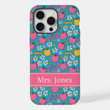 Funda de teléfono para profesora linda | Nombre pe
