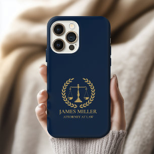 Funda de teléfono personalizada para abogado, rega