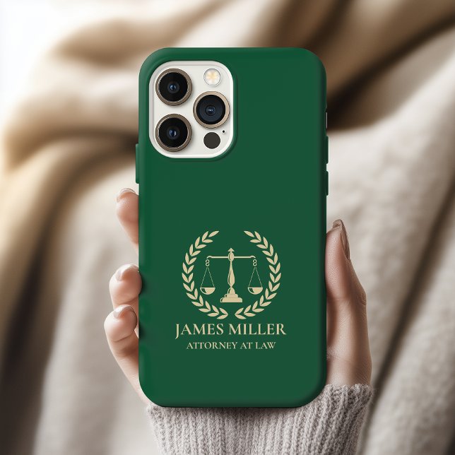 iPhone Funda de teléfono personalizada para abogado, rega (attorney thank you gift case, personalized professional lawyer gift, custom lawyer graduation gift)