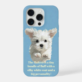 Funda de teléfono personalizada para cachorro malt