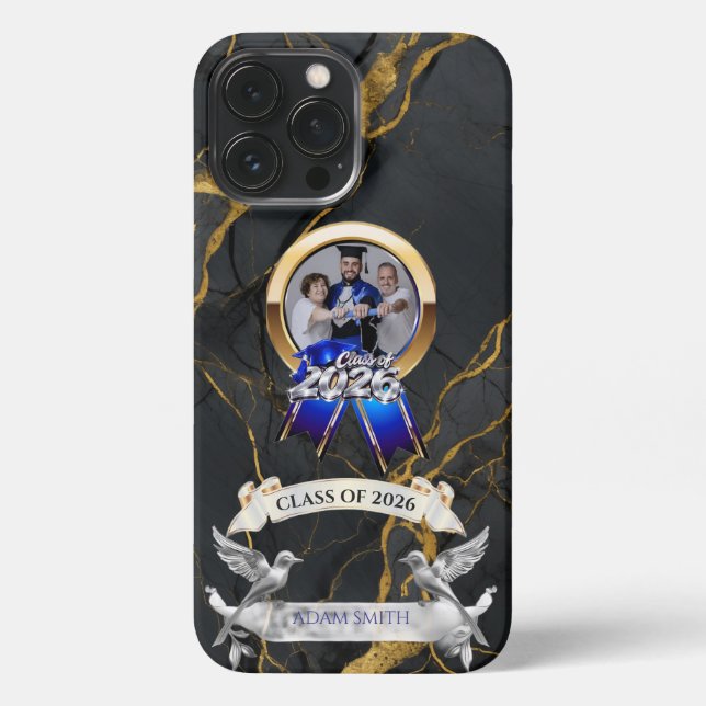 iPhone Funda de teléfono personalizada para graduación de (Reverso )