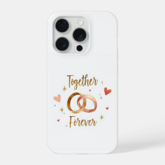 Funda de teléfono romántica para siempre juntos
