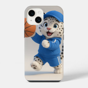 iPhone 14 Funda deportiva de acción para leopardo
