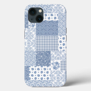 Funda Indigo Faux Patchwork para Samsung Galaxy No