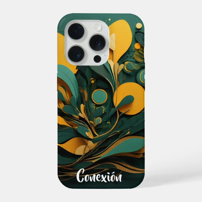 iPhone Funda para Celular Arte Biodiversidad Viva Conexió (Reverso )