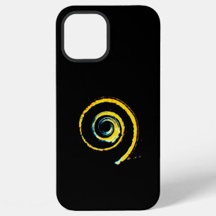 iPhone 12 Pro Max Funda para I Phone Amarillo Espiral