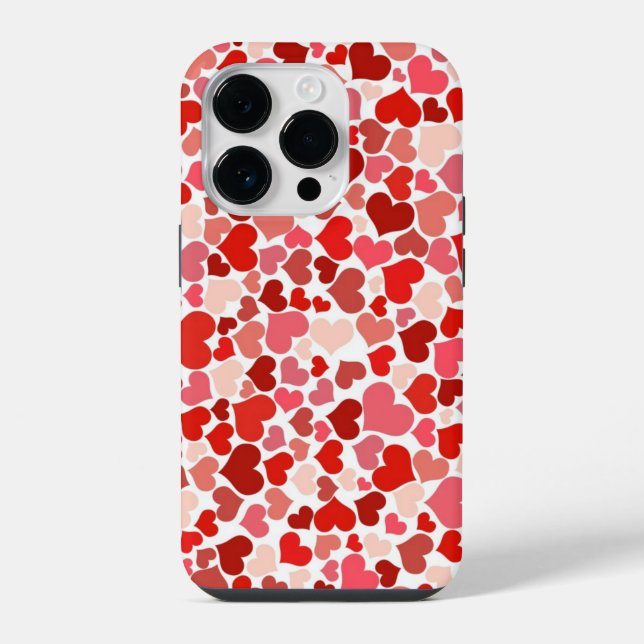 iPhone Funda para I-Phone Hearts. (Reverso )