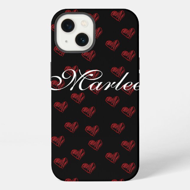 iPhone Funda para iPad Air con corazón personalizado (Reverso )