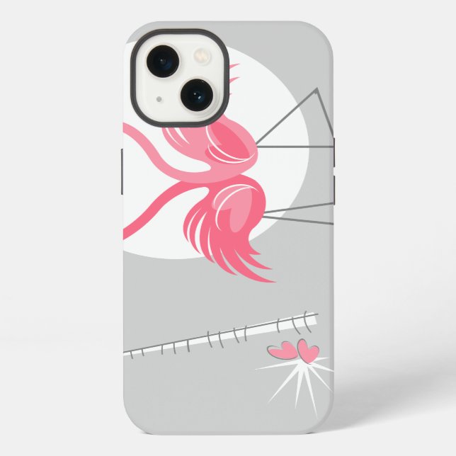 iPhone Funda para iPad horizontal Flamingo Love (Reverso )