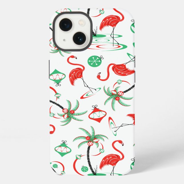 iPhone Funda para iPad multi Flamingo Navidad Rojo (Reverso )