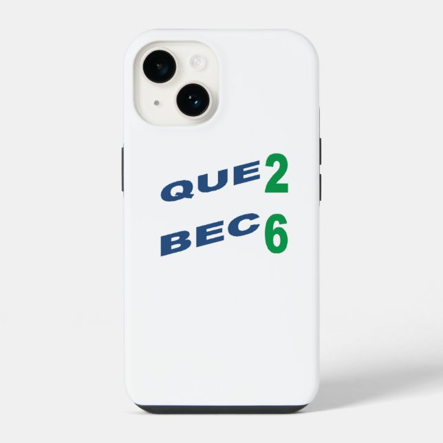 iPhone Funda para iPhone14 DISEÑO QUEBEC 26 (Reverso )