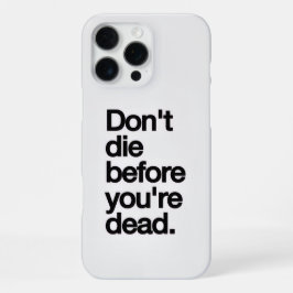iPhone 16 Pro Max Funda para iPhone16 con cita motivacional