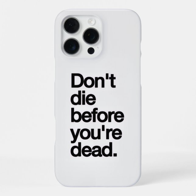 iPhone Funda para iPhone16 con cita motivacional (Reverso )