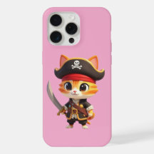 Funda para iPhone/iPad de Gatito Bebé Pirata