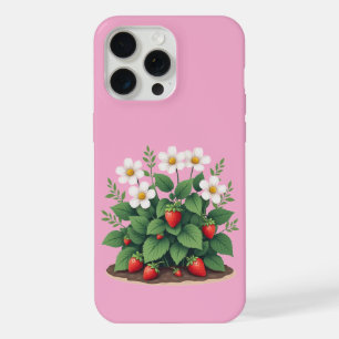 Funda para iPhone/iPad de planta de fresa moderna