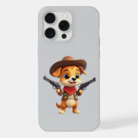 Funda para iPhone/iPad de vaquero perrito