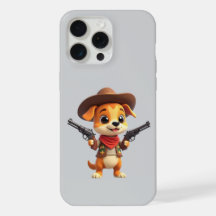 Funda para iPhone/iPad de vaquero perrito