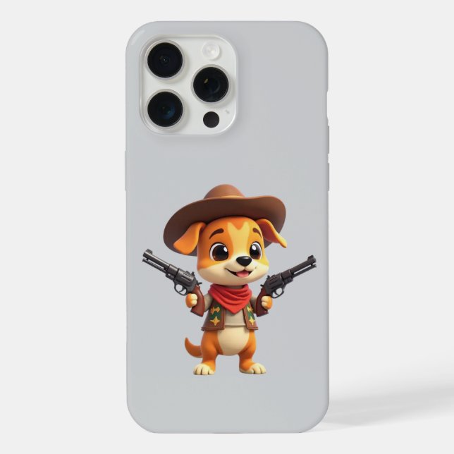 iPhone Funda para iPhone/iPad de vaquero perrito (Reverso )
