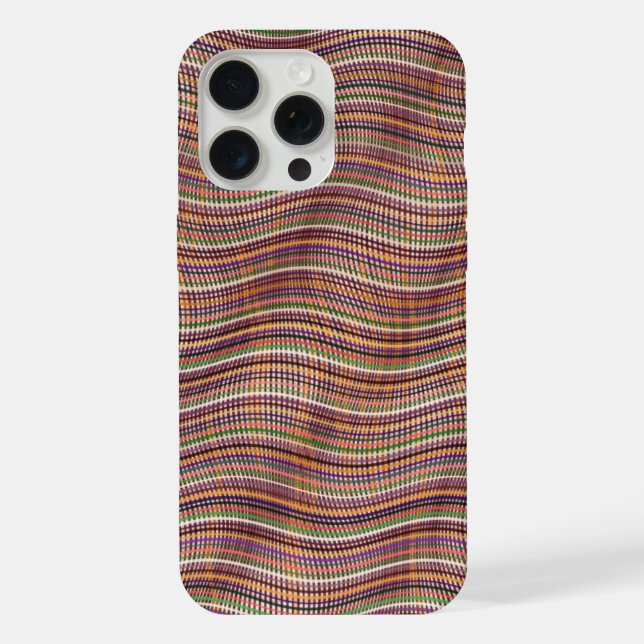 iPhone Funda para móvil con curioso efecto de tela. (Reverso )